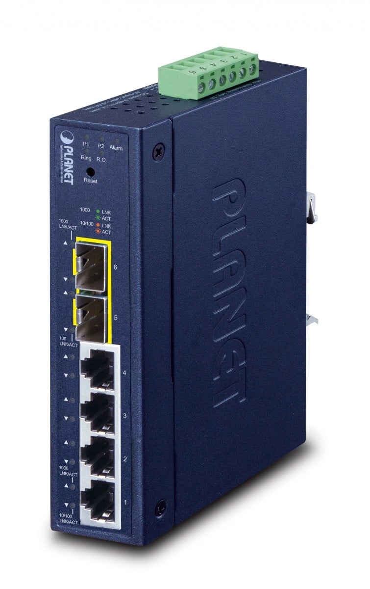 PLANET PLANET Industrial L2/L4 4-Port Gestito L2/L4 Gigabit Ethernet (10/100/1000) Blu - RETI | TecnoCARE.net Sabaudia, Latina, Terracina, San Felice Circeo e Pontinia