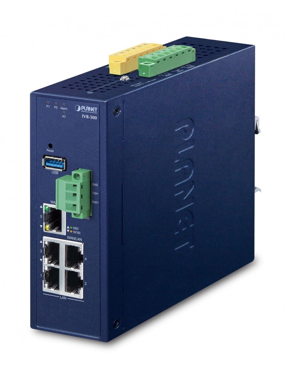 PLANET Planet IVR-300 Interruttore Metallico RS-485 Industriale a 5 Porte per Montaggio su Rotaia DIN - RETI | TecnoCARE.net Sabaudia, Latina, Terracina, San Felice Circeo e Pontinia