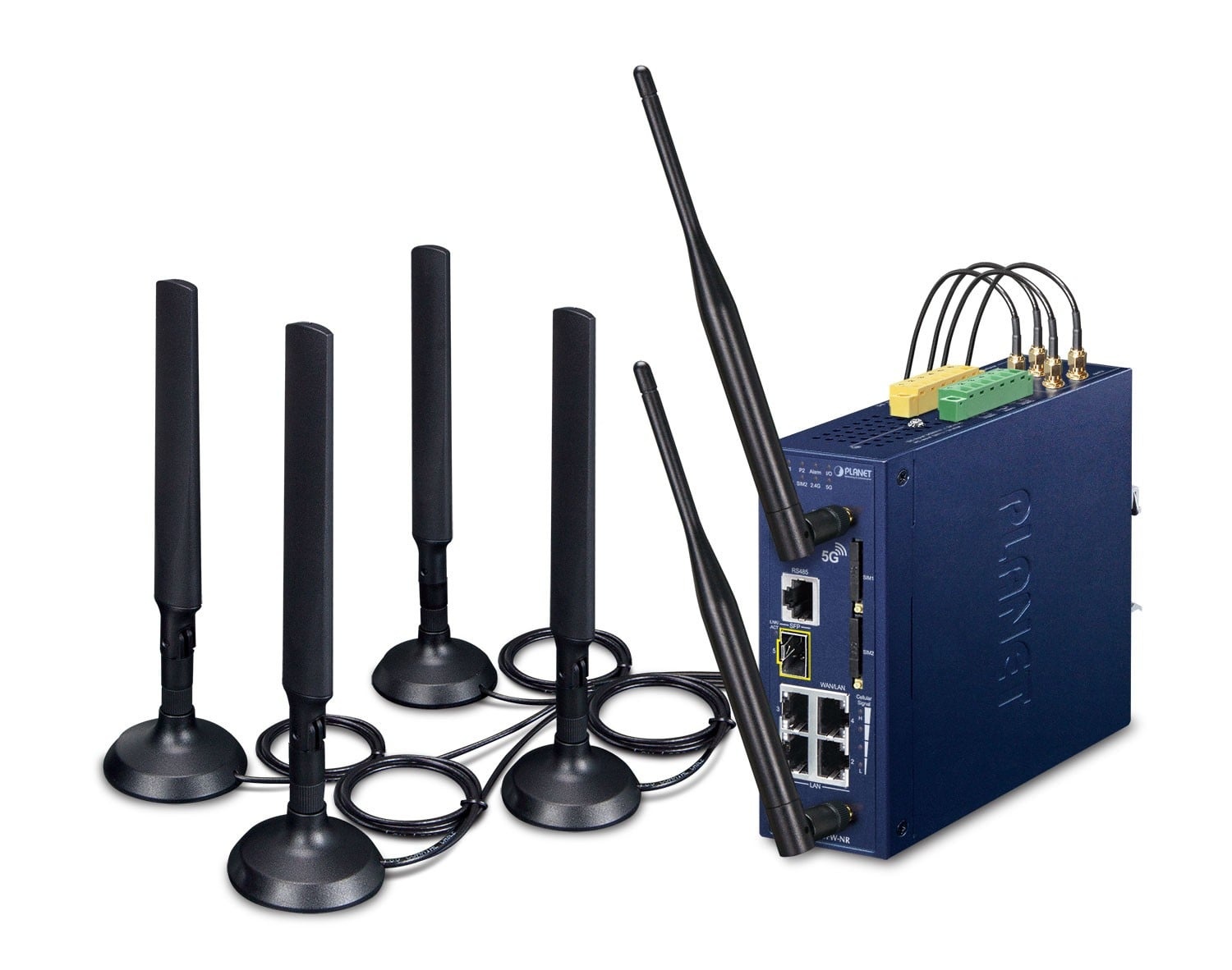 PLANET Planet ICG-2515FW-NR Industrial 5G NR Cellular Wireless Gateway with 1-Port 1000X SFP - RETI | TecnoCARE.net Sabaudia, Latina, Terracina, San Felice Circeo e Pontinia