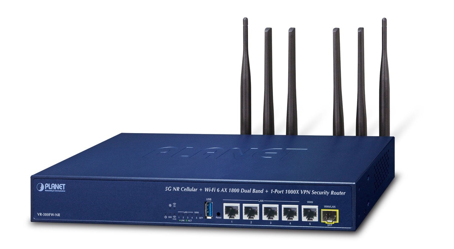 PLANET PLANET 5G NR Cellular + Wi-Fi 6 router wireless Gigabit Ethernet Dual-band (2.4 GHz/5 GHz) Blu - RETI | TecnoCARE.net Sabaudia, Latina, Terracina, San Felice Circeo e Pontinia