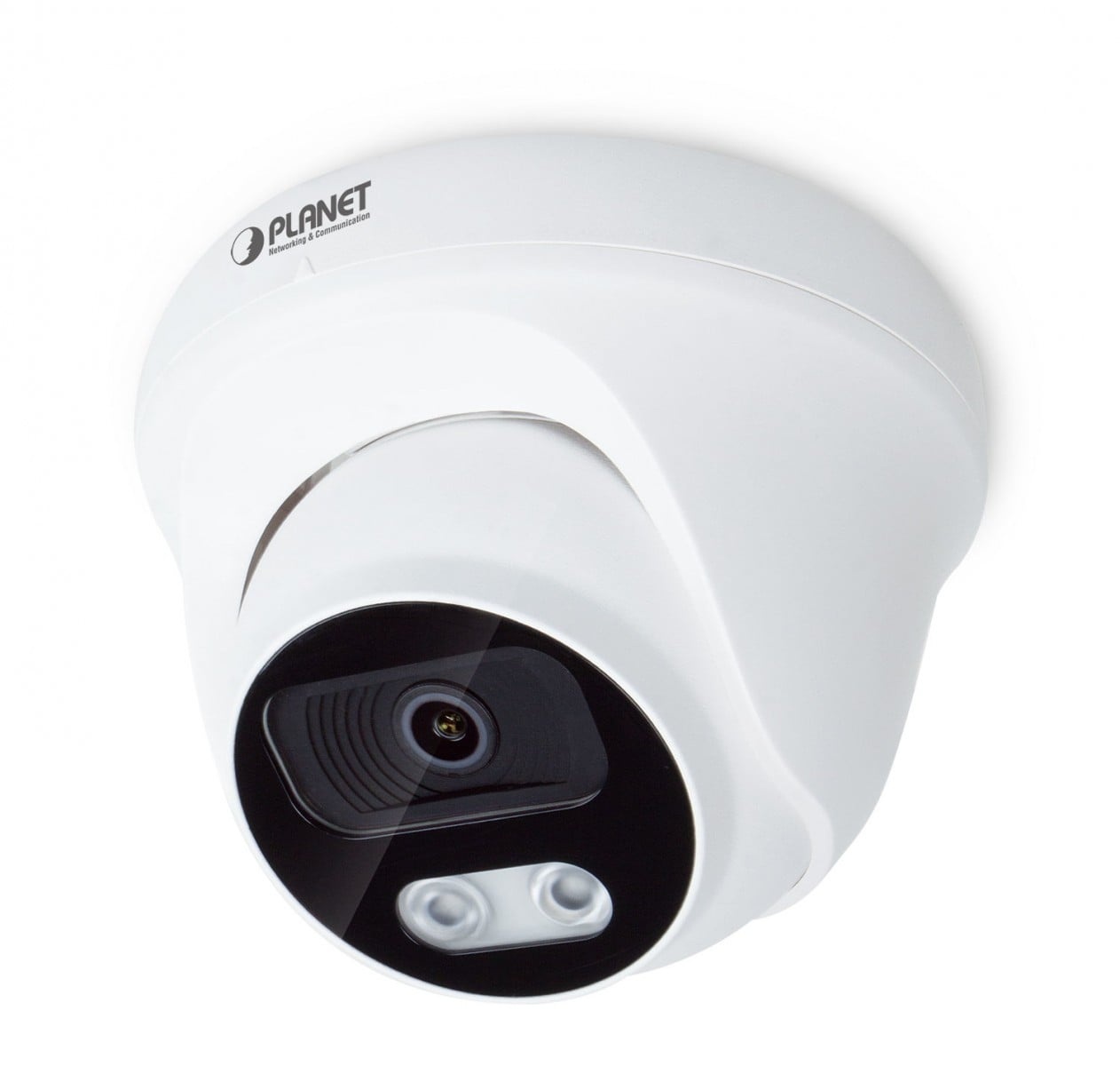 PLANET Planet ICA-4480F H.265 4 Mega-pixel Full Color Dome IP Camera:Color Day and Night, supports Warm light LED 4000K up to 25m, Smart IR, 3.6mm Lens, H.265(+)/H.264 - SISTEMI DI SORVEGLIANZA | TecnoCARE.net Sabaudia, Latina, Terracina, San Felice Circeo e Pontinia