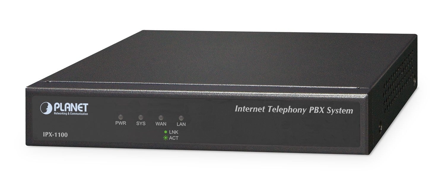PLANET Planet IPX-1100 Sistema IP PBX per 100 Utenti con Molteplici Codec Vocali - SISTEMI DI GESTIONE DELLE CHIAMATE E ACCESSORI | TecnoCARE.net Sabaudia, Latina, Terracina, San Felice Circeo e Pontinia