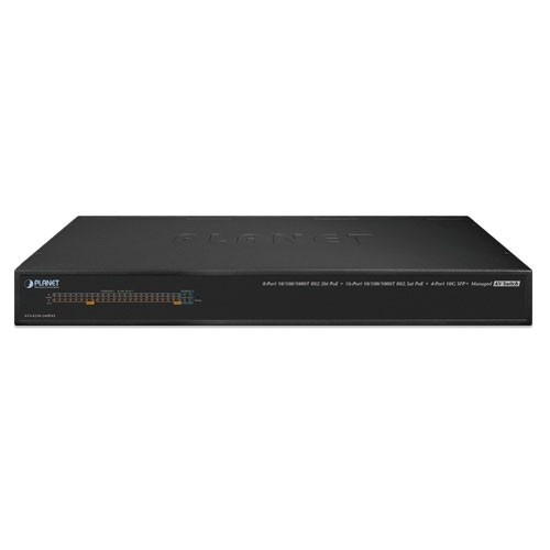 PLANET PLANET AVS-4210-24HP4X switch di rete Gestito L2/L4 10G Ethernet (100/1000/10000) Supporto Power over Ethernet (PoE) 1U Nero - RETI | TecnoCARE.net Sabaudia, Latina, Terracina, San Felice Circeo e Pontinia