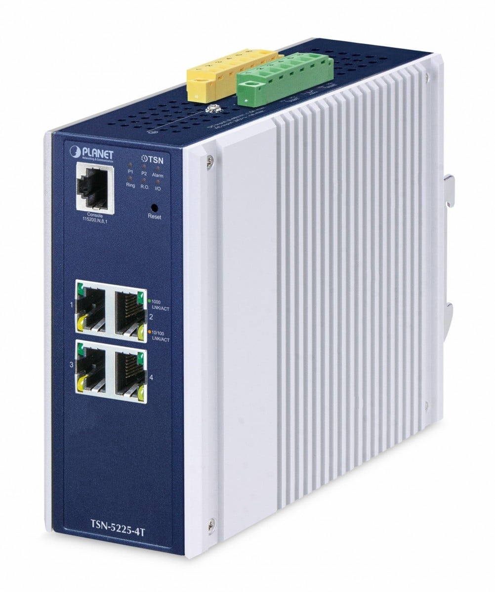 PLANET PLANET IP30 DIN-rail Industrial L2+ Gestito L2+ Gigabit Ethernet (10/100/1000) Alluminio, Blu - RETI | TecnoCARE.net Sabaudia, Latina, Terracina, San Felice Circeo e Pontinia