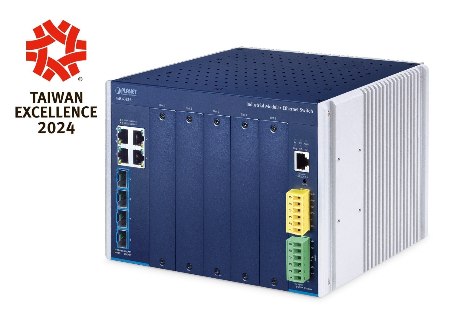 PLANET PLANET Industrial Layer 3 5-Slot Gestito L3 Gigabit Ethernet (10/100/1000) Blu, Metallico - RETI | TecnoCARE.net Sabaudia, Latina, Terracina, San Felice Circeo e Pontinia