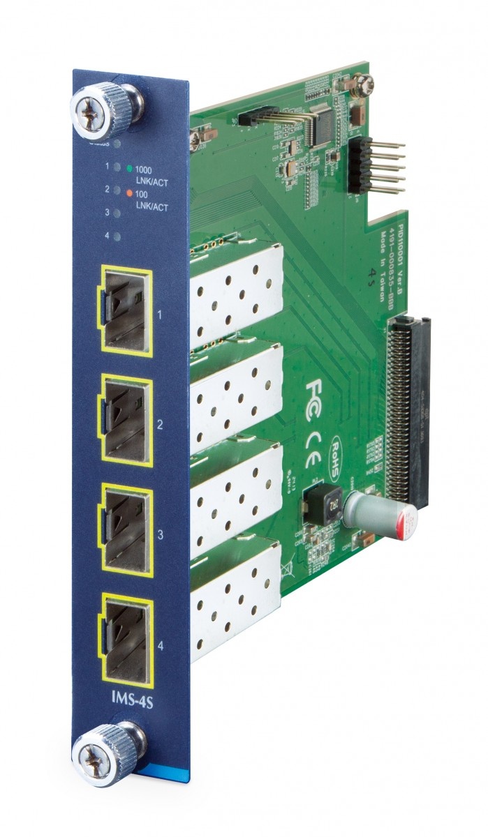 PLANET Planet IMS-4S Switch SFP Gigabit a 4 Porte - RETI | TecnoCARE.net Sabaudia, Latina, Terracina, San Felice Circeo e Pontinia