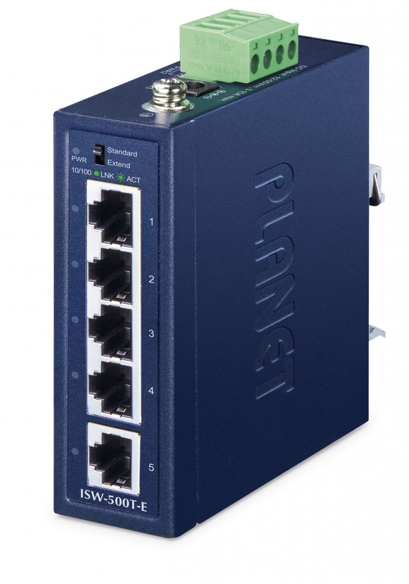 PLANET Planet ISW-500T-E Switch Fast Ethernet Compatto Non Gestito a 5 Porte - RETI | TecnoCARE.net Sabaudia, Latina, Terracina, San Felice Circeo e Pontinia