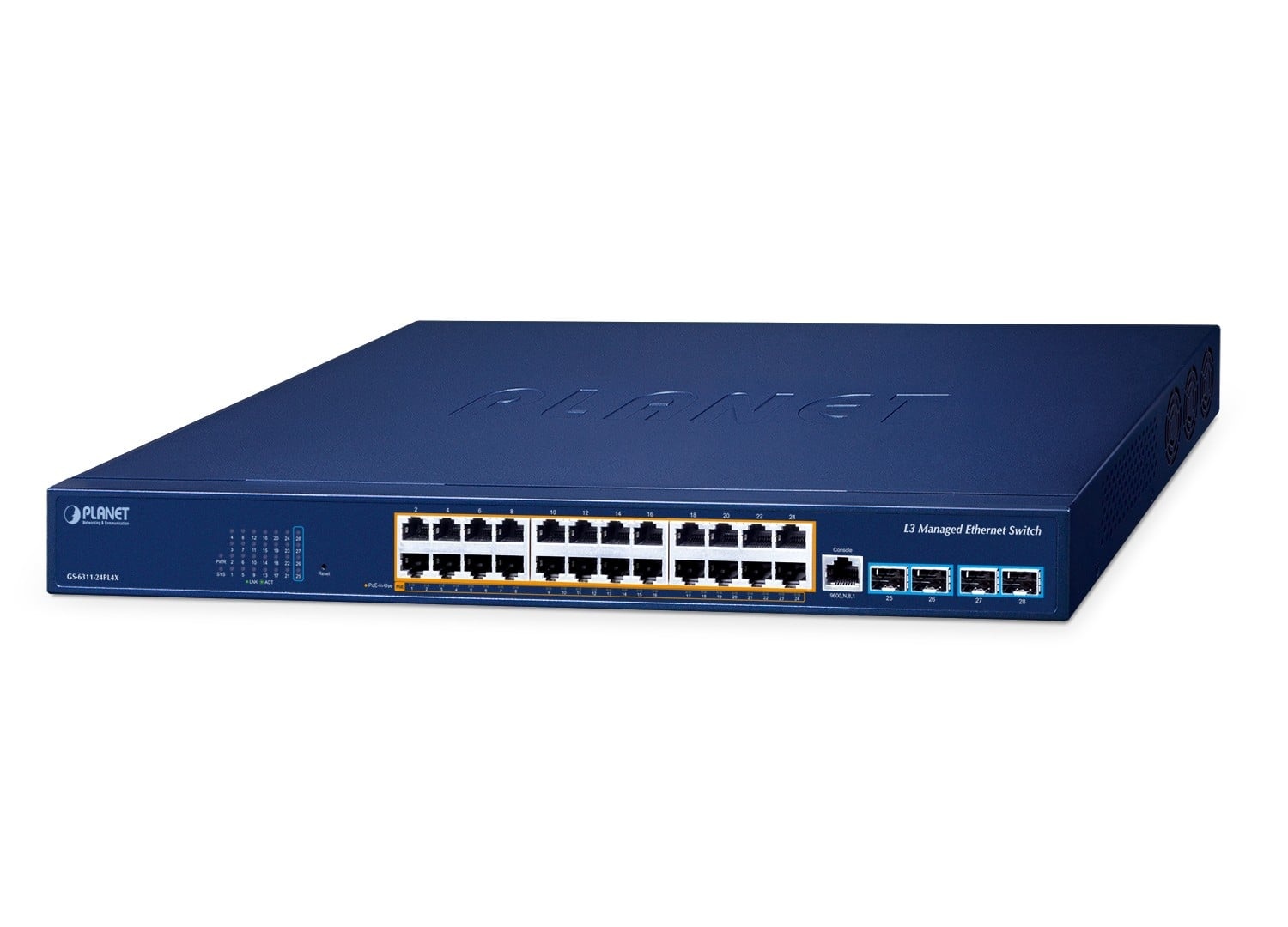 PLANET Planet GS-6311-24PL4X Switch Ethernet Gigabit Layer 3 Gestito con PoE - RETI | TecnoCARE.net Sabaudia, Latina, Terracina, San Felice Circeo e Pontinia