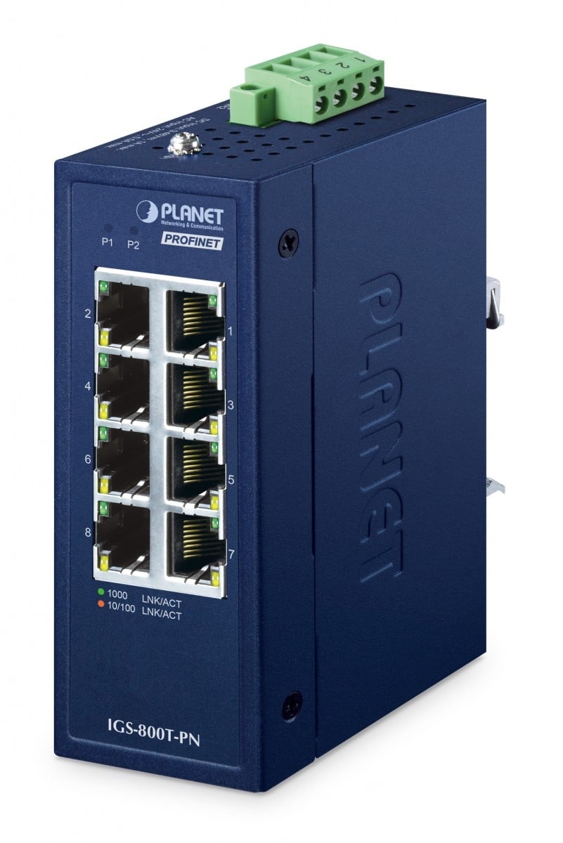 PLANET PLANET IP30 Compact size Industrial IGS-800T-PN Non gestito Gigabit Ethernet (10/100/1000) Blu - RETI | TecnoCARE.net Sabaudia, Latina, Terracina, San Felice Circeo e Pontinia