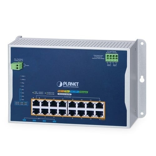 PLANET PLANET WGS-5215-16UP4X switch di rete Gestito L2/L2+ Gigabit Ethernet (10/100/1000) Supporto Power over Ethernet (PoE) Montaggio da desktop/parete Grigio, Blu - RETI | TecnoCARE.net Sabaudia, Latina, Terracina, San Felice Circeo e Pontinia