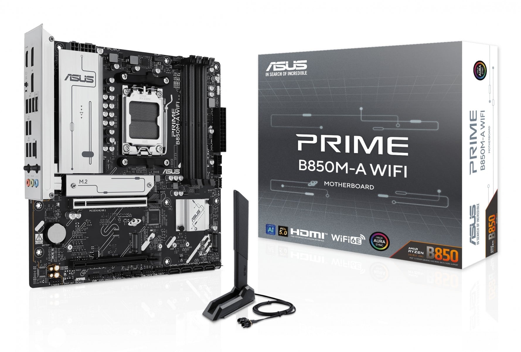 ASUS ASUS PRIME B850M-A WIFI AMD B850 Socket AM5 micro ATX - COMPONENTI | TecnoCARE.net Sabaudia, Latina, Terracina, San Felice Circeo e Pontinia