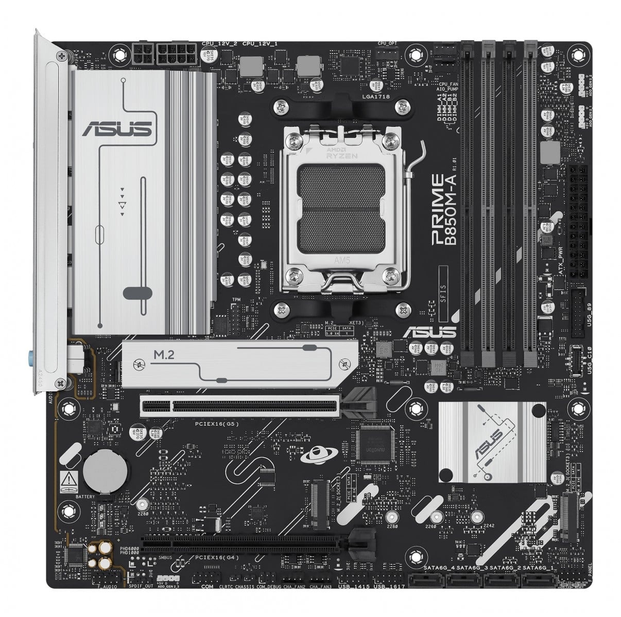 ASUS ASUS PRIME B850M-A-CSM AMD B850 Socket AM5 micro ATX - COMPONENTI | TecnoCARE.net Sabaudia, Latina, Terracina, San Felice Circeo e Pontinia