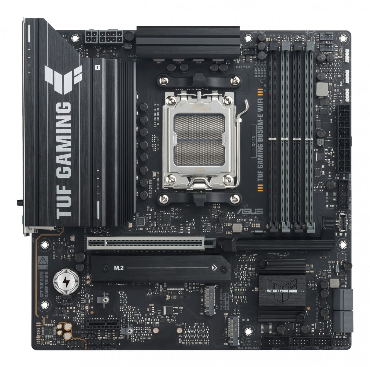ASUS ASUS TUF GAMING B850M-E WIFI AMD B850 Socket AM5 micro ATX - COMPONENTI | TecnoCARE.net Sabaudia, Latina, Terracina, San Felice Circeo e Pontinia