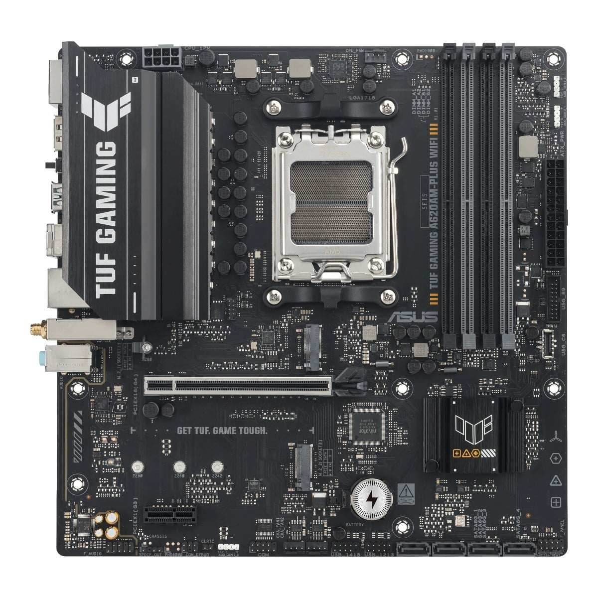 ASUS ASUS TUF GAMING A620AM-PLUS WIFI AMD A620A Socket AM5 micro ATX - COMPONENTI | TecnoCARE.net Sabaudia, Latina, Terracina, San Felice Circeo e Pontinia