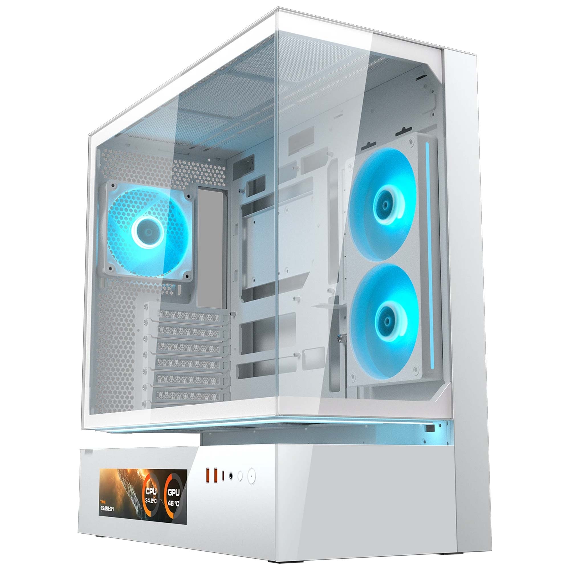 COUGAR Cougar CFV235 Vision, Mid-Tower, Vetro Temperato - Bianco - CASE | TecnoCARE.net Sabaudia, Latina, Terracina, San Felice Circeo e Pontinia