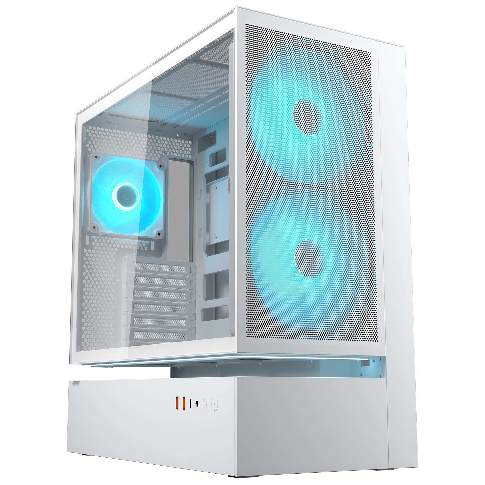 COUGAR Cougar CFV235 Mesh, Mid-Tower, Vetro Temperato - Bianco - CASE | TecnoCARE.net Sabaudia, Latina, Terracina, San Felice Circeo e Pontinia