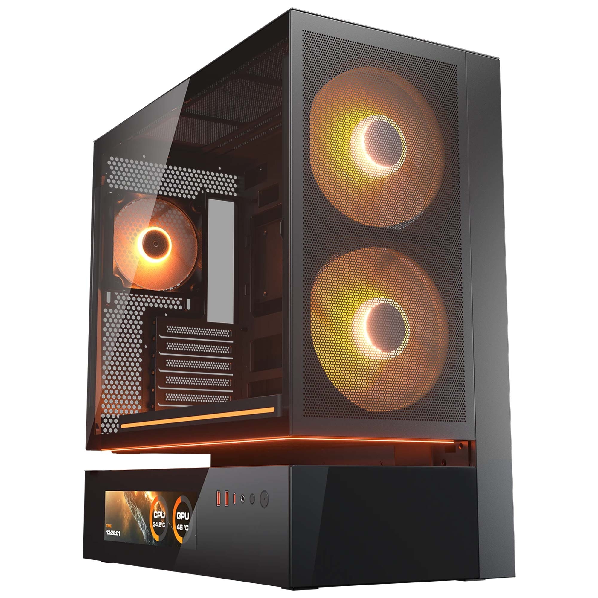 COUGAR Cougar CFV235 Mesh Vision, Mid-Tower, Vetro Temperato - Nero - CASE | TecnoCARE.net Sabaudia, Latina, Terracina, San Felice Circeo e Pontinia