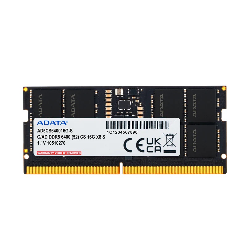 ADATA ADATA RAM CSO-DIMM 16GB DDR5 6400MHZ 1.1V - MEMORIE RAM | TecnoCARE.net Sabaudia, Latina, Terracina, San Felice Circeo e Pontinia