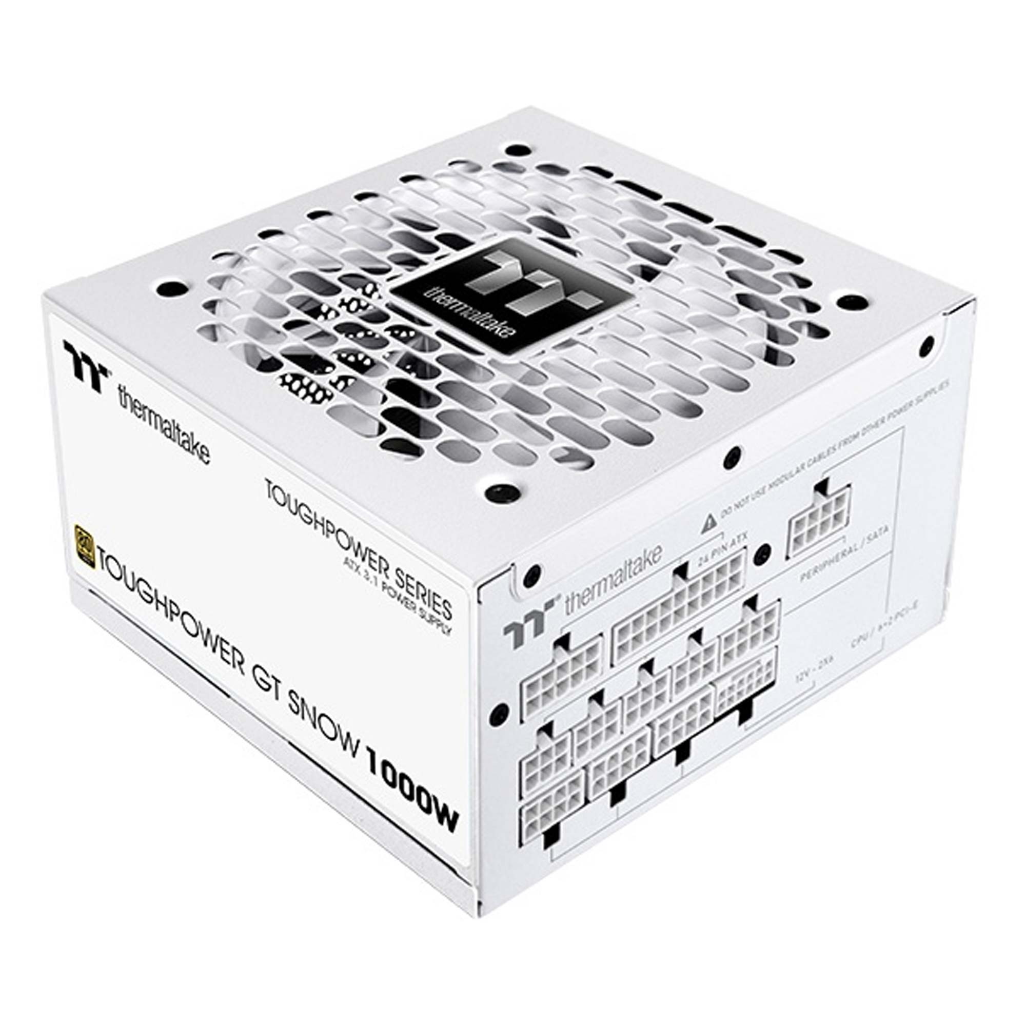 THERMALTAKE Thermaltake Toughpower GT1000 Snow 80 Plus Gold PSU, ATX 3.1, Modulare - 1000 Watt - ALIMENTATORI | TecnoCARE.net Sabaudia, Latina, Terracina, San Felice Circeo e Pontinia