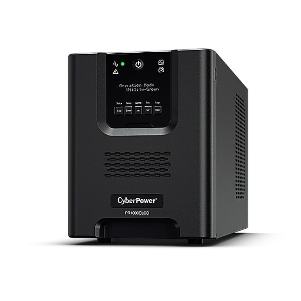 CYBERPOWER CyberPower PR1000ELCD gruppo di continuità (UPS) 1 kVA 900 W 8 presa(e) AC - BATTERIE E ALIMENTATORI | TecnoCARE.net Sabaudia, Latina, Terracina, San Felice Circeo e Pontinia