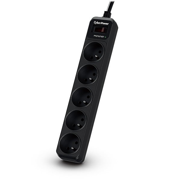 CYBERPOWER CyberPower B0520SC0-FR protezione contro le sovratensioni Nero 5 presa(e) CA 200 - 250 V 1,8 m - PROTEZIONE CIRCUITI | TecnoCARE.net Sabaudia, Latina, Terracina, San Felice Circeo e Pontinia