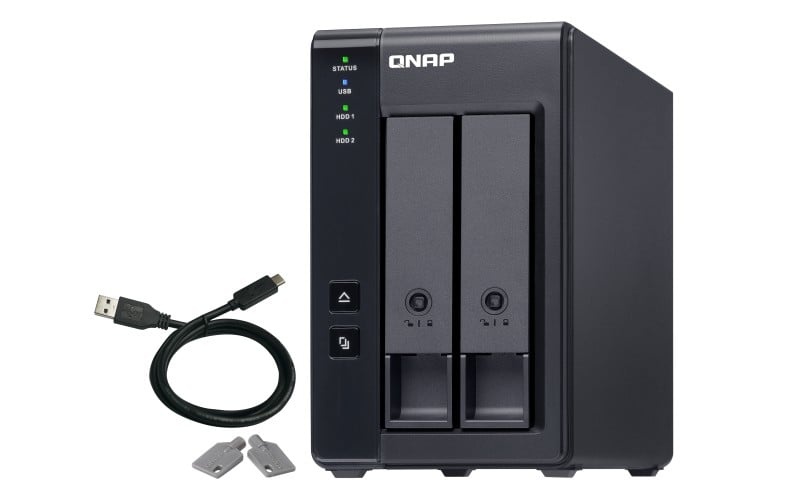 QNAP QNAP TR-002 contenitore di unità di archiviazione Box esterno HDD/SSD Nero 2.5/3.5" - SUPPORTI PER LA MEMORIZZAZIONE | TecnoCARE.net Sabaudia, Latina, Terracina, San Felice Circeo e Pontinia