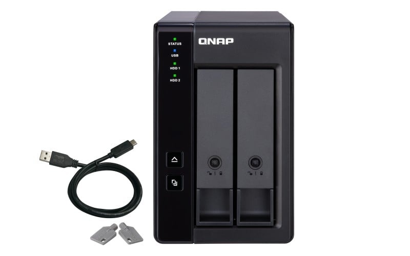 QNAP QNAP TR-002 contenitore di unità di archiviazione Box esterno HDD/SSD Nero 2.5/3.5" - SUPPORTI PER LA MEMORIZZAZIONE | TecnoCARE.net Sabaudia, Latina, Terracina, San Felice Circeo e Pontinia