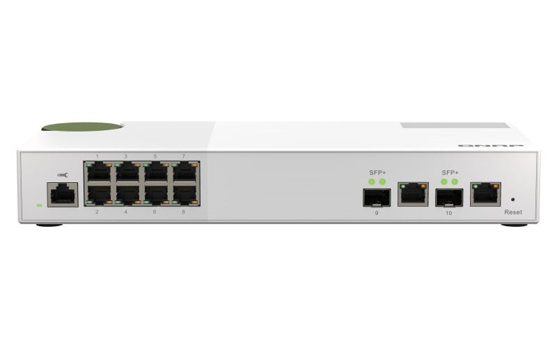 QNAP QNAP QSW-M2108-2C switch di rete Gestito L2 2.5G Ethernet (100/1000/2500) Grigio, Bianco - RETI | TecnoCARE.net Sabaudia, Latina, Terracina, San Felice Circeo e Pontinia