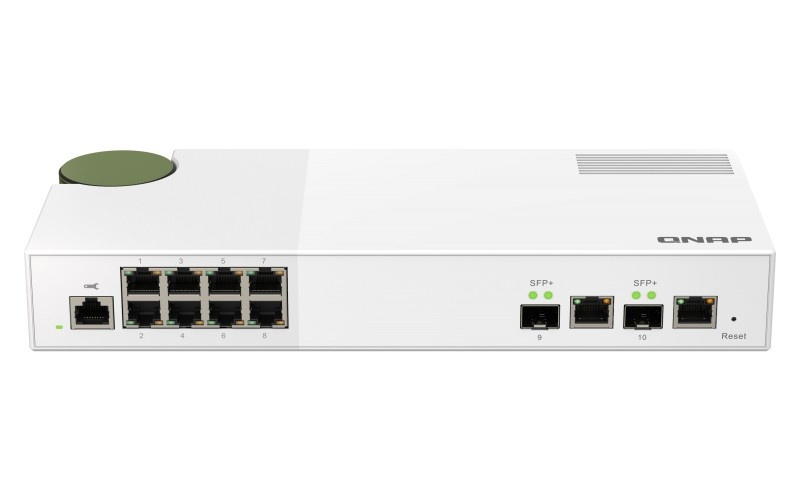 QNAP QNAP QSW-M2108-2C switch di rete Gestito L2 2.5G Ethernet (100/1000/2500) Grigio, Bianco - RETI | TecnoCARE.net Sabaudia, Latina, Terracina, San Felice Circeo e Pontinia