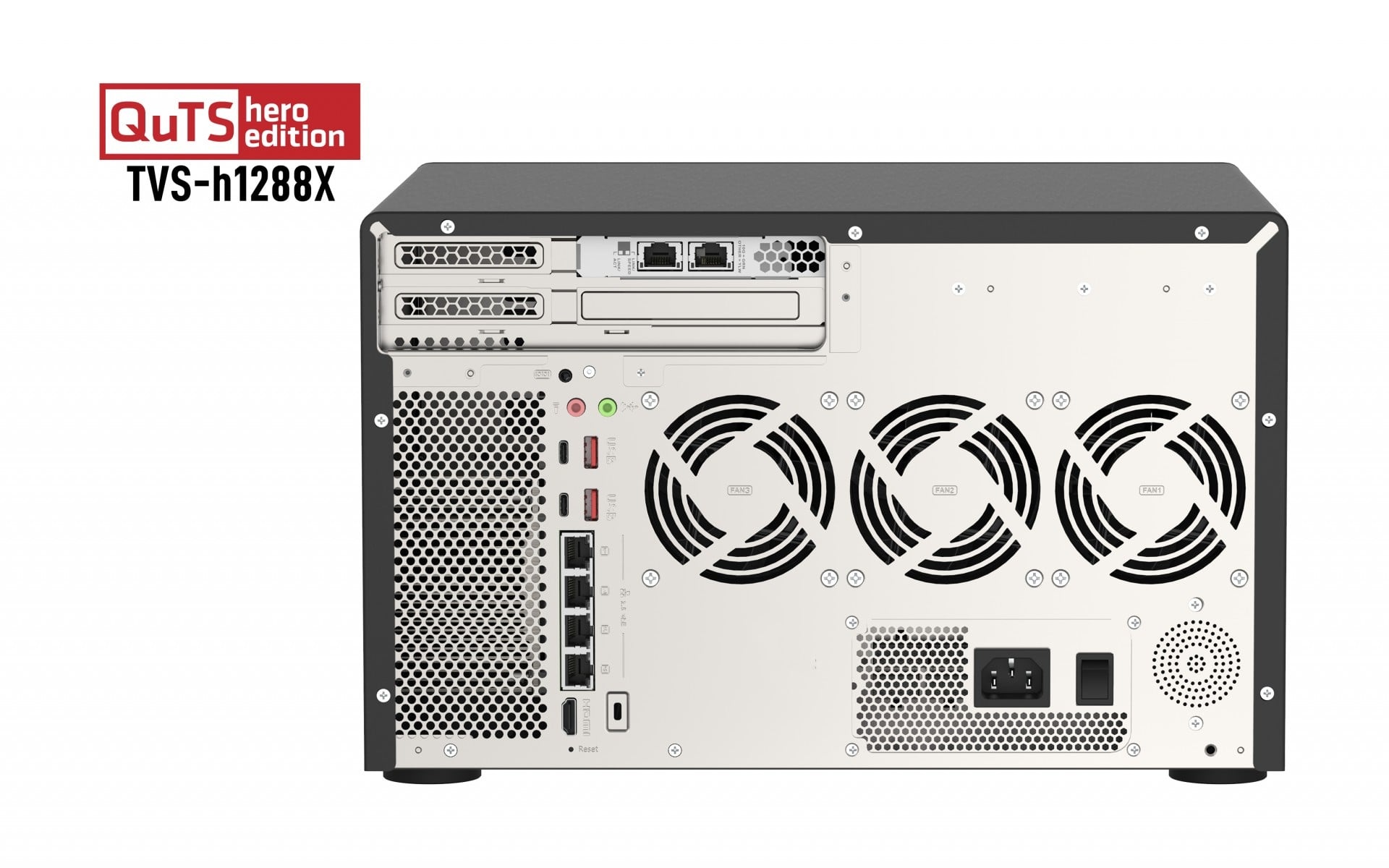 QNAP QNAP TVS-h1288X NAS Tower Collegamento ethernet LAN Nero W-1250 - SUPPORTI PER LA MEMORIZZAZIONE | TecnoCARE.net Sabaudia, Latina, Terracina, San Felice Circeo e Pontinia