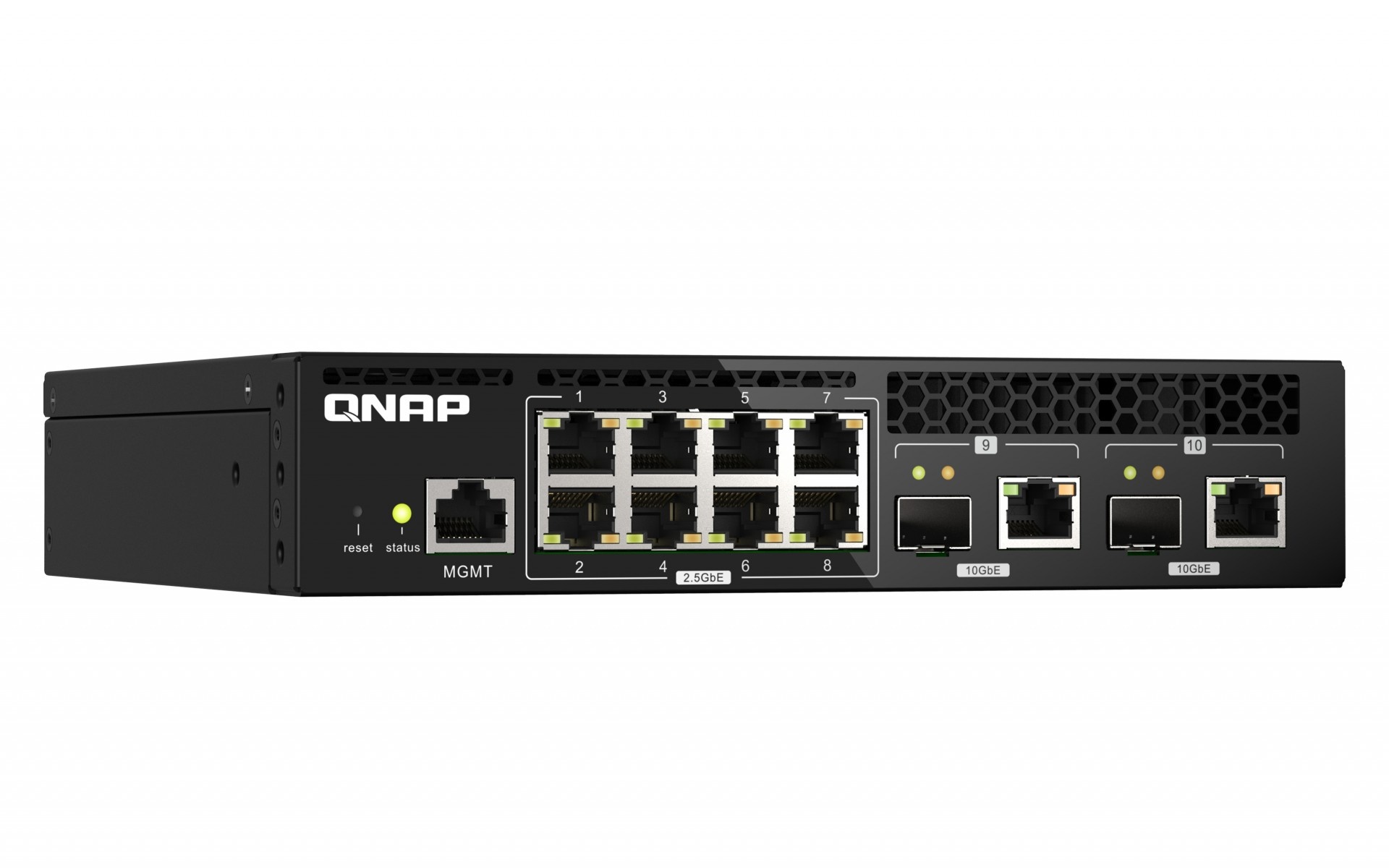 QNAP QNAP QSW-M2108R-2C switch di rete Gestito L2 2.5G Ethernet (100/1000/2500) Supporto Power over Ethernet (PoE) Nero - RETI | TecnoCARE.net Sabaudia, Latina, Terracina, San Felice Circeo e Pontinia