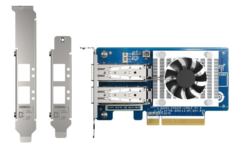 QNAP QNAP QXG-25G2SF-CX6 scheda di rete e adattatore Interno Fibra 25000 Mbit/s - COMPONENTI | TecnoCARE.net Sabaudia, Latina, Terracina, San Felice Circeo e Pontinia