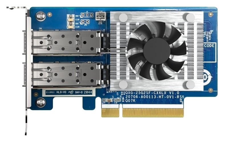 QNAP QNAP QXG-25G2SF-CX6 scheda di rete e adattatore Interno Fibra 25000 Mbit/s - COMPONENTI | TecnoCARE.net Sabaudia, Latina, Terracina, San Felice Circeo e Pontinia