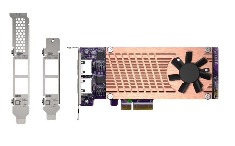 QNAP QNAP QM2-2P2G2T scheda di rete e adattatore Interno Ethernet 2500 Mbit/s - COMPONENTI | TecnoCARE.net Sabaudia, Latina, Terracina, San Felice Circeo e Pontinia