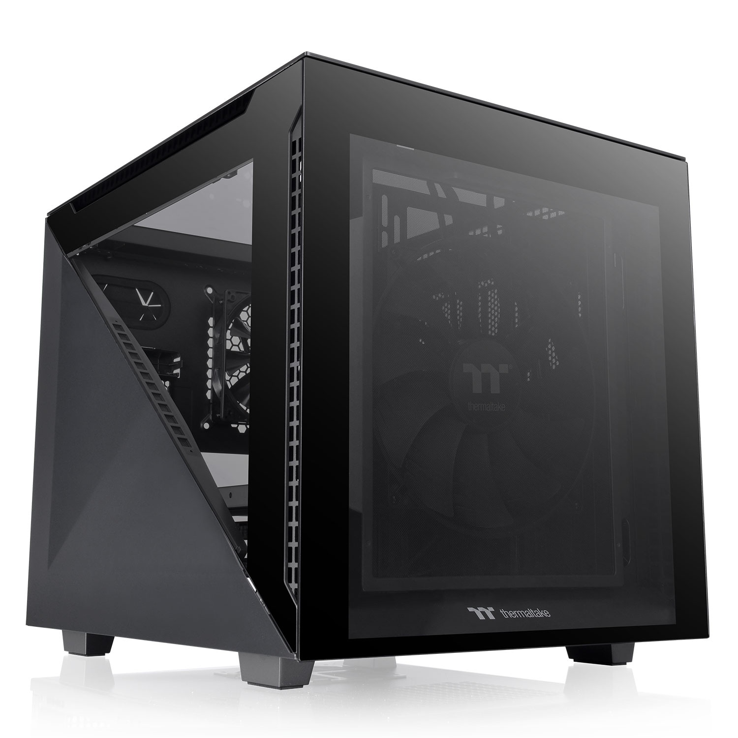THERMALTAKE Thermaltake Divider 200 TG Micro, Tempered Glass - Nero - CASE | TecnoCARE.net Sabaudia, Latina, Terracina, San Felice Circeo e Pontinia