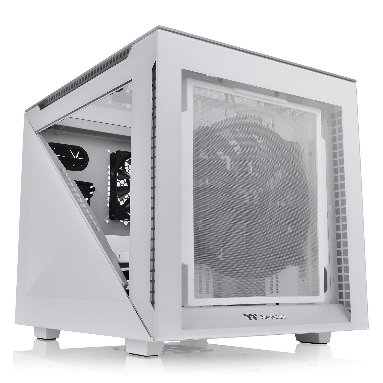 THERMALTAKE Thermaltake Divider 200 TG Micro, Tempered Glass - Bianco - CASE | TecnoCARE.net Sabaudia, Latina, Terracina, San Felice Circeo e Pontinia