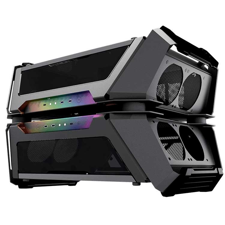 COUGAR Cougar Gemini X RGB, Dual Case - Nero con Finestra - CASE | TecnoCARE.net Sabaudia, Latina, Terracina, San Felice Circeo e Pontinia