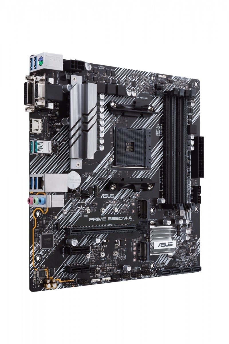 ASUS ASUS PRIME B550M-A - AMD - Presa AM4 - 3rd Generation AMD Ryzen™ 3 - 3rd Generation AMD Ryzen 5 - 3rd Generation AMD Ryzen™ 7 - 3rd... - DDR4-SDRAM - 128 GB - D - COMPONENTI | TecnoCARE.net Sabaudia, Latina, Terracina, San Felice Circeo e Pontinia