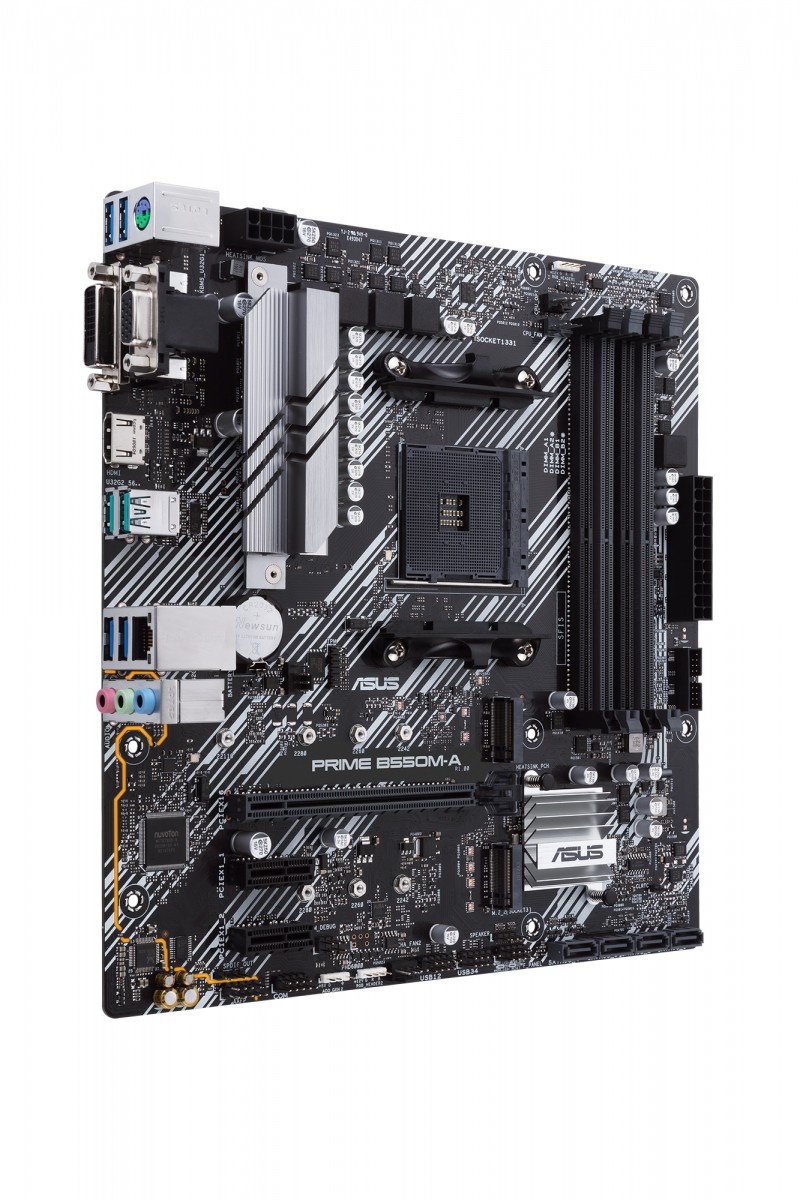 ASUS ASUS Prime B550M-A/CSM - AMD - Presa AM4 - 3rd Generation AMD Ryzen™ 3 - 3rd Generation AMD Ryzen 5 - DDR4-SDRAM - 128 GB - DIMM - COMPONENTI | TecnoCARE.net Sabaudia, Latina, Terracina, San Felice Circeo e Pontinia