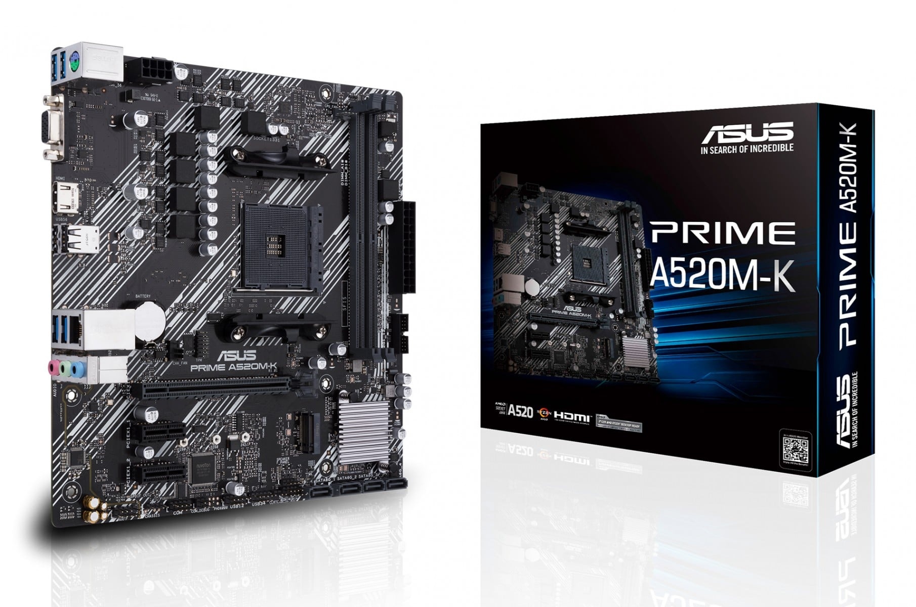 ASUS ASUS PRIME A520M-K AMD A520 Socket AM4 micro ATX - COMPONENTI | TecnoCARE.net Sabaudia, Latina, Terracina, San Felice Circeo e Pontinia