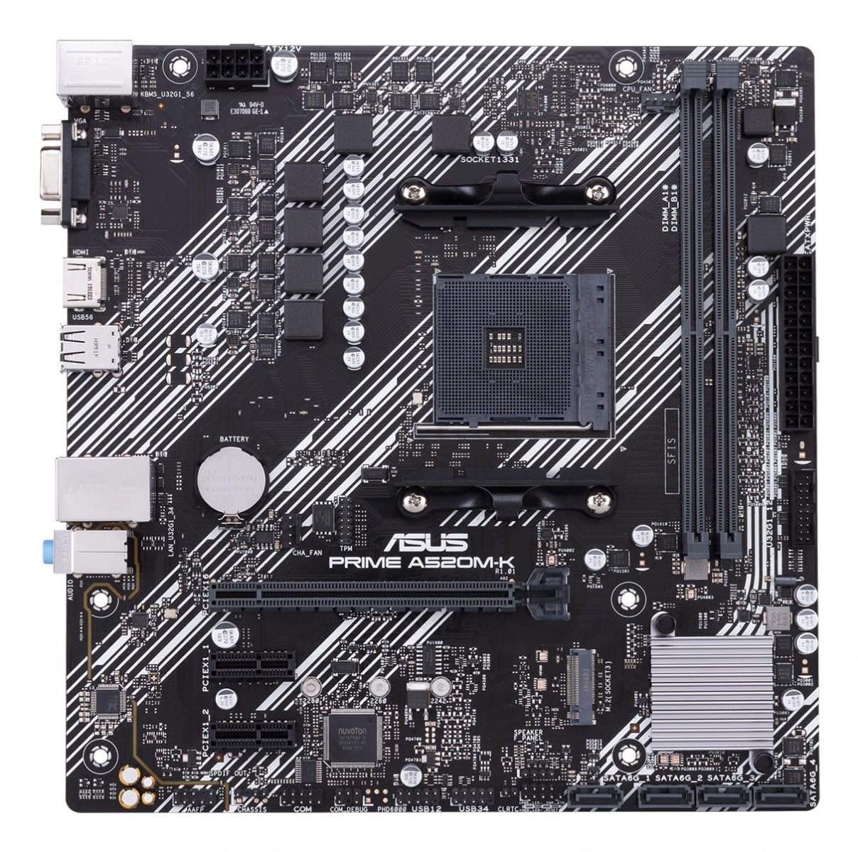 ASUS ASUS PRIME A520M-K AMD A520 Socket AM4 micro ATX - COMPONENTI | TecnoCARE.net Sabaudia, Latina, Terracina, San Felice Circeo e Pontinia