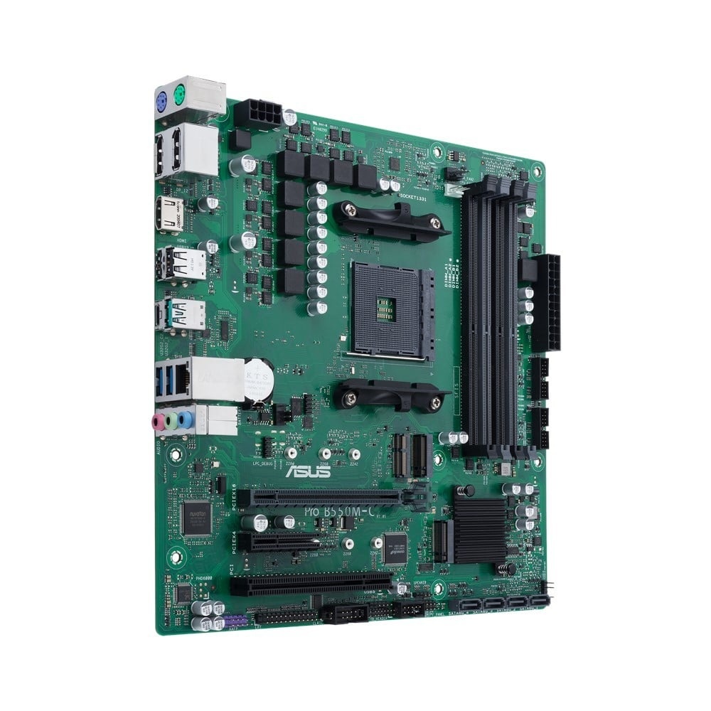 ASUS ASUS PRO B550M-C/CSM - AMD - Presa AM4 - AMD Athlon - AMD Ryzen™ 3 - AMD Ryzen™ 5 - AMD Ryzen™ 7 - 3rd Generation AMD Ryzen™ 9 - DDR4-SDRAM - 128 GB - DIMM - COMPONENTI | TecnoCARE.net Sabaudia, Latina, Terracina, San Felice Circeo e Pontinia
