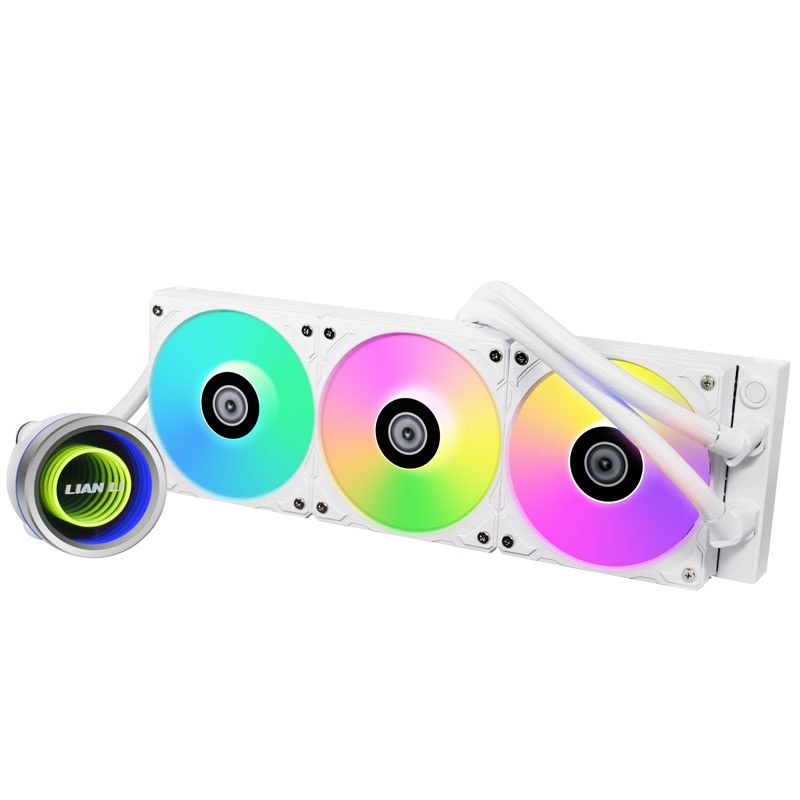 LIAN LI Lian Li GALAHAD II 360 Trinity, AIO Water Cooler, ARGB - Bianco - CPU DISSIPATORI | TecnoCARE.net Sabaudia, Latina, Terracina, San Felice Circeo e Pontinia