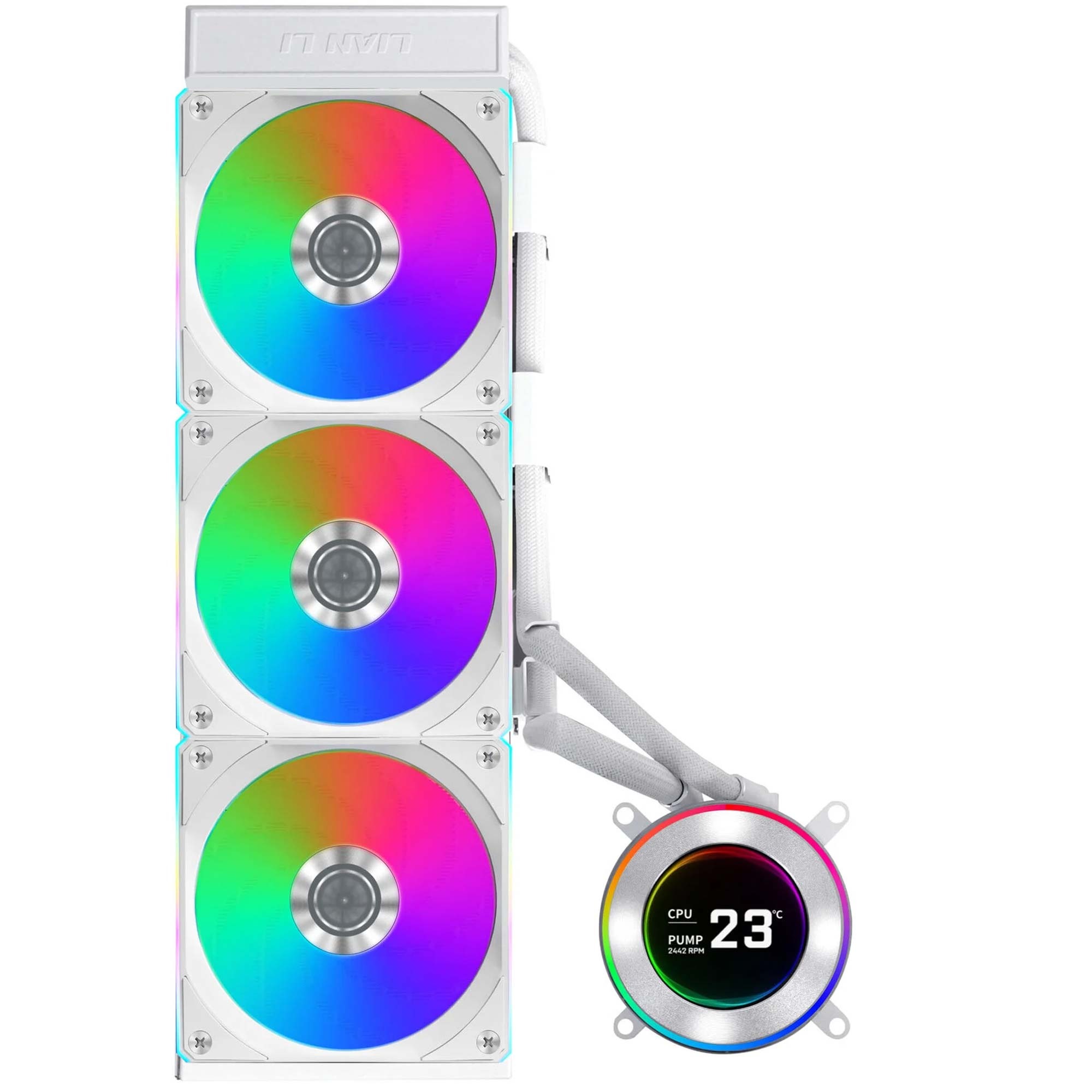LIAN LI Lian Li HydroShift II LCD-C 360CL AIO Water Cooler, ARGB - Bianco - CPU DISSIPATORI | TecnoCARE.net Sabaudia, Latina, Terracina, San Felice Circeo e Pontinia