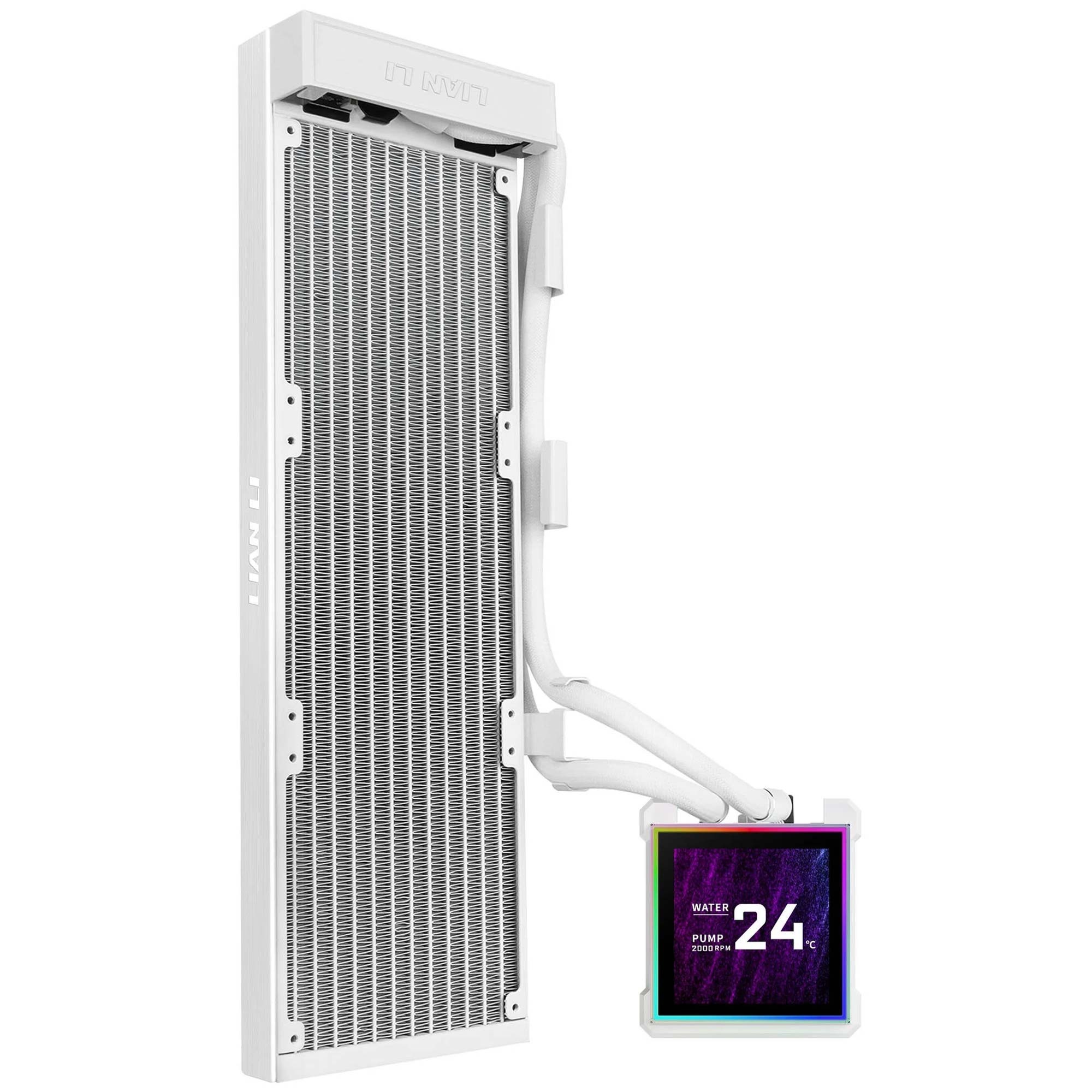 LIAN LI Lian Li HydroShift II LCD-S 360N Fanless AIO Water Cooler, ARGB - Bianco - CPU DISSIPATORI | TecnoCARE.net Sabaudia, Latina, Terracina, San Felice Circeo e Pontinia