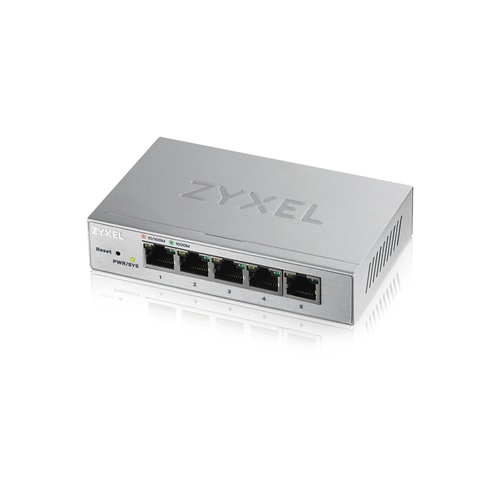 ZYXEL Zyxel GS1200-5 Gestito Gigabit Ethernet (10/100/1000) Argento - RETI | TecnoCARE.net Sabaudia, Latina, Terracina, San Felice Circeo e Pontinia