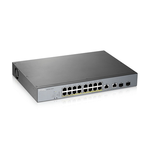 ZYXEL Zyxel GS1350-18HP-EU0101F switch di rete Gestito L2 Gigabit Ethernet (10/100/1000) Supporto Power over Ethernet (PoE) Grigio - RETI | TecnoCARE.net Sabaudia, Latina, Terracina, San Felice Circeo e Pontinia