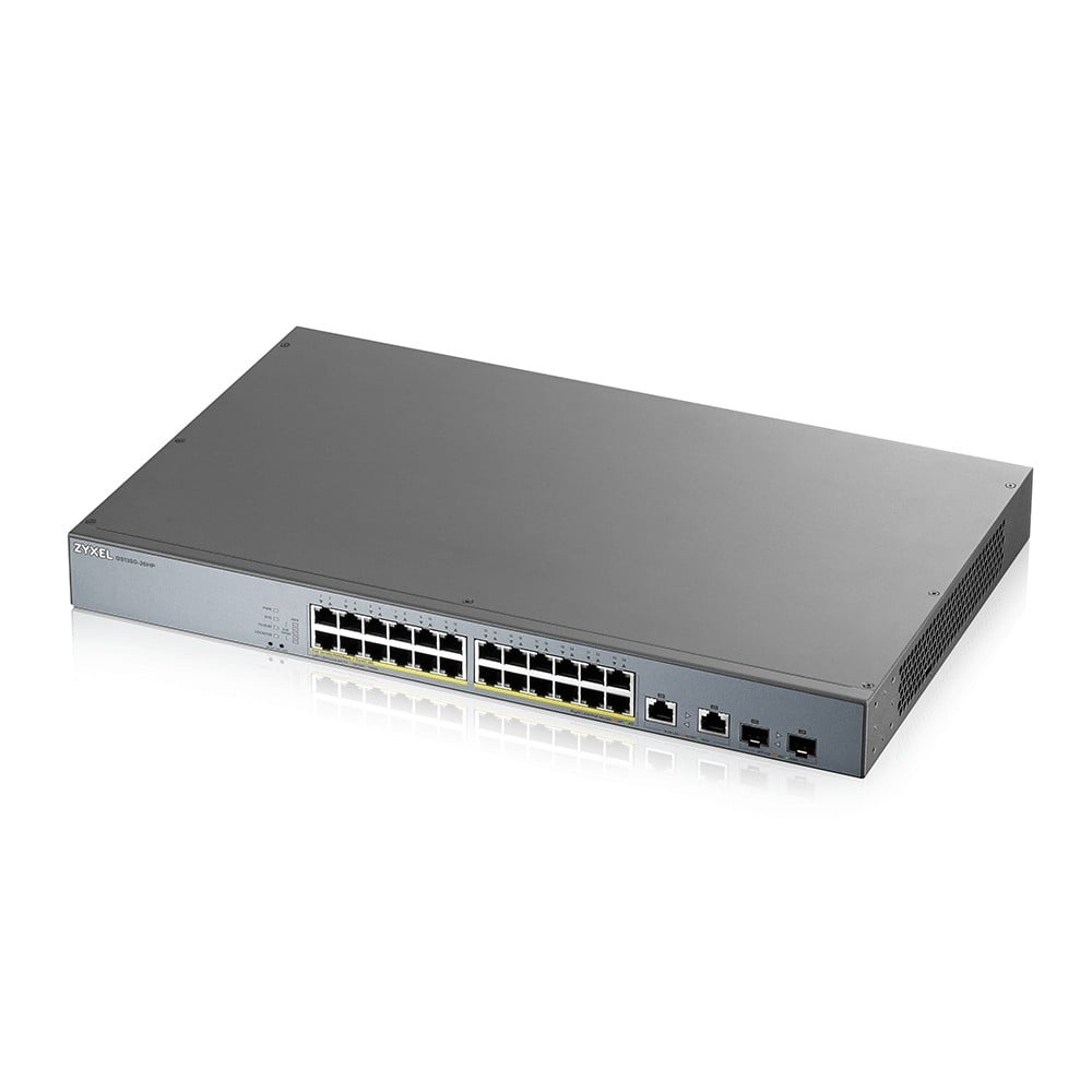ZYXEL Zyxel GS1350-26HP-EU0101F switch di rete Gestito L2 Gigabit Ethernet (10/100/1000) Supporto Power over Ethernet (PoE) Grigio - RETI | TecnoCARE.net Sabaudia, Latina, Terracina, San Felice Circeo e Pontinia