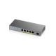 ZYXEL Zyxel GS1350-6HP-EU0101F switch di rete Gestito L2 Gigabit Ethernet (10/100/1000) Supporto Power over Ethernet (PoE) Grigio - RETI | TecnoCARE.net Sabaudia, Latina, Terracina, San Felice Circeo e Pontinia