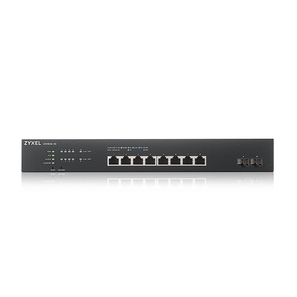 ZYXEL Zyxel XS1930-10-ZZ0101F switch di rete Gestito L3 10G Ethernet (100/1000/10000) Nero - RETI | TecnoCARE.net Sabaudia, Latina, Terracina, San Felice Circeo e Pontinia